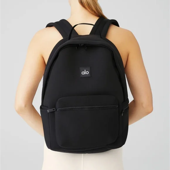 ALO Yoga Classic Black Backpack. NWT. - Picture 4 of 13